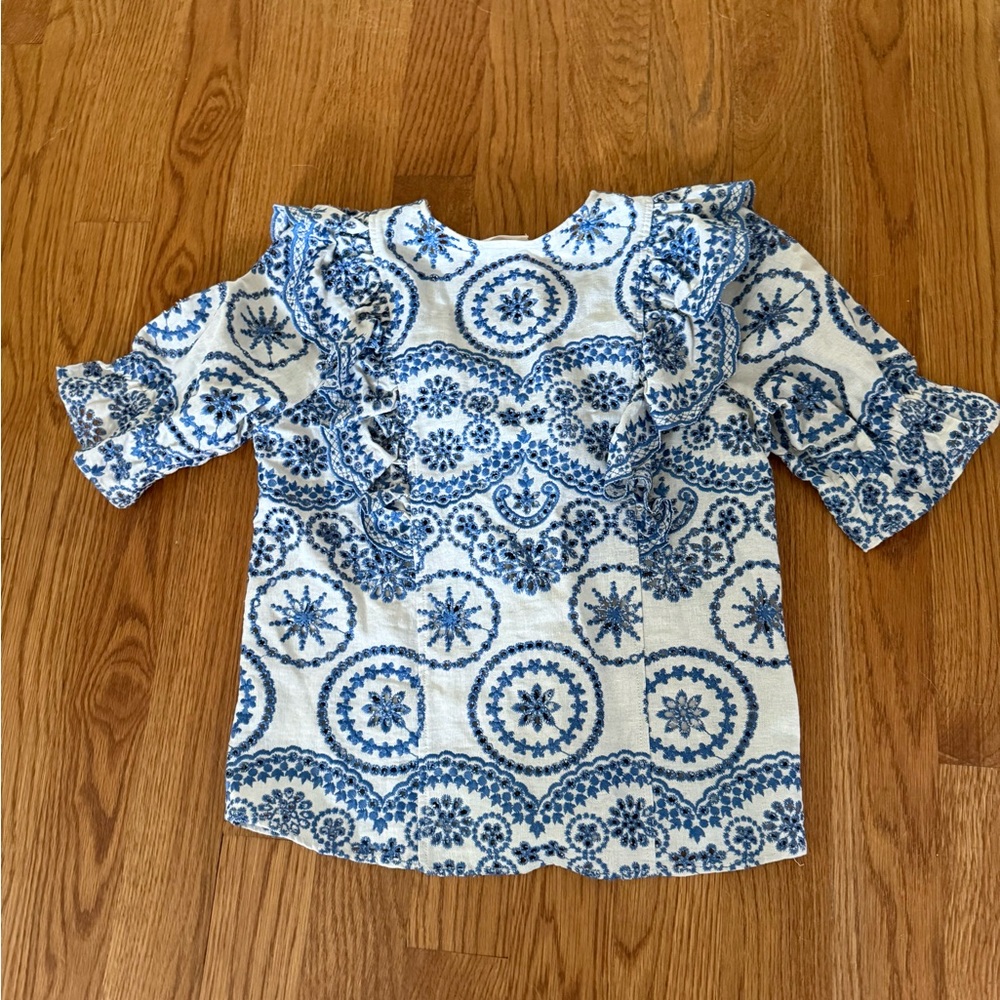 Sézane south blouse. Like new. Size 40 - Picture 6 of 8